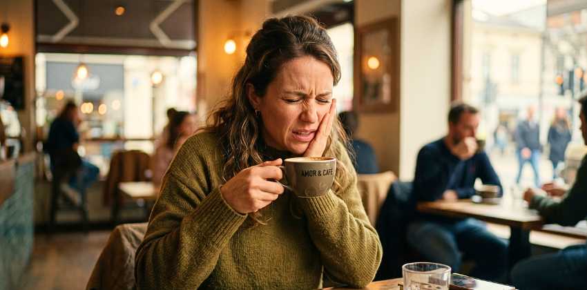 Seus dentes doem quando você toma um café quente ou respira o ar frio?