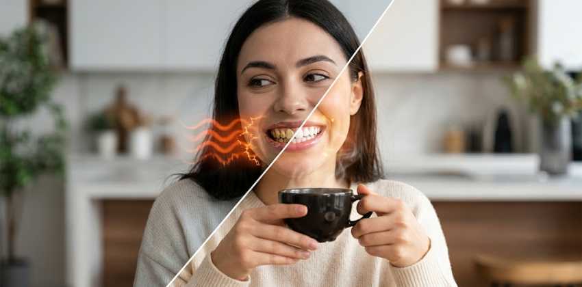 Tomar bebidas quentes prejudica os dentes?